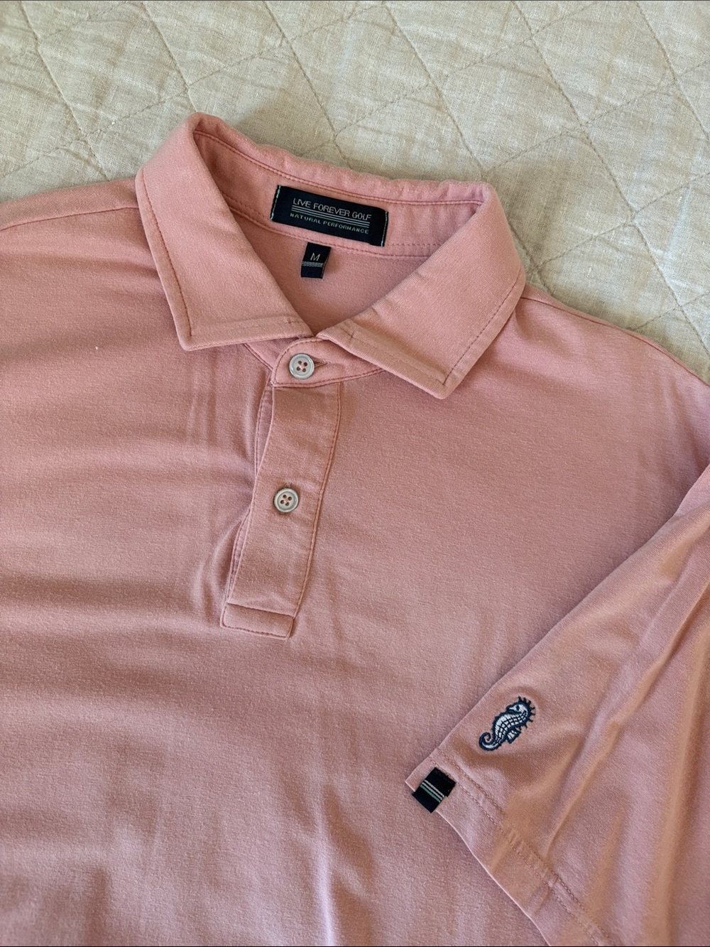 Live Forever Golf polo
